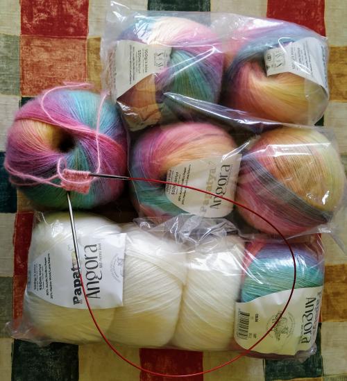 Rainbow blanket
