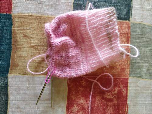 Sock in progress