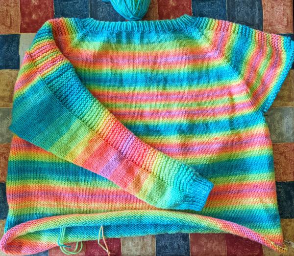 Rainbow sweater