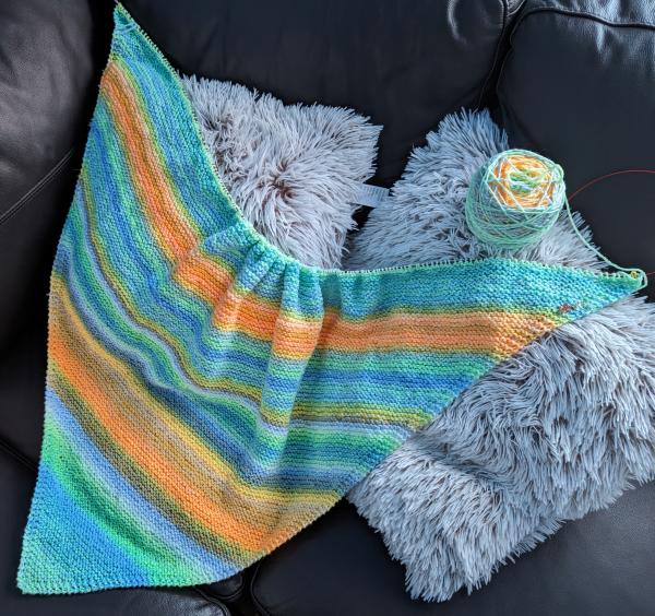 Garter blanket