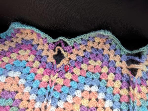 Rainbow blanket progress