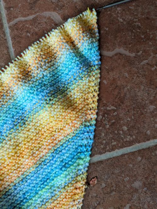 Garter blanket